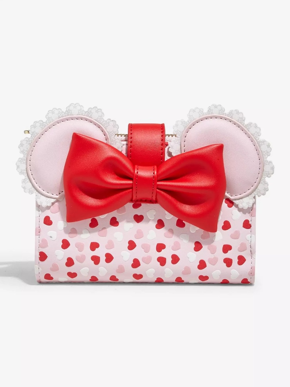 Loungefly Disney Minnie Mouse Valentine's Day Ears Wallet - BoxLunch Exclusive
